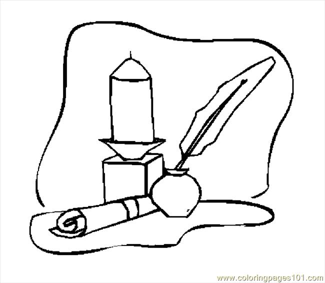 quill coloring pages - photo #11