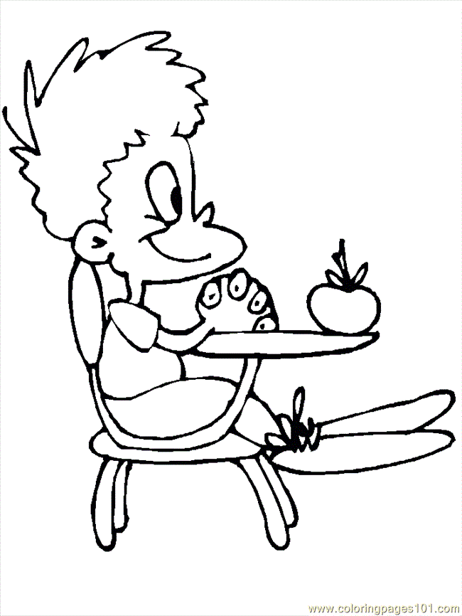 cafeteria coloring pages - photo #37