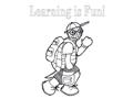 O School Turtle Coloring Page