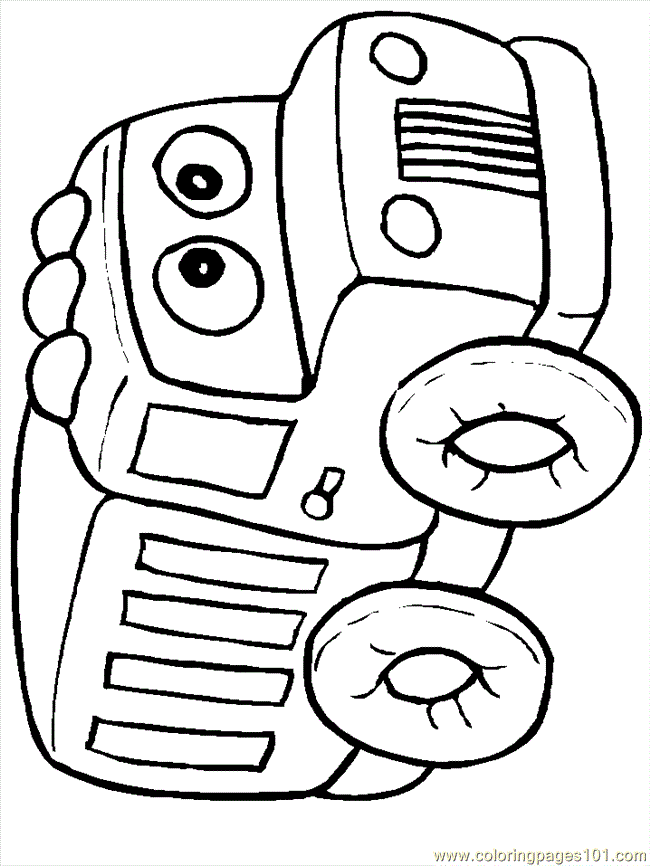 free printable coloring image Truck4