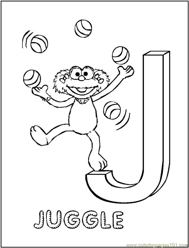 j coloring pages printable - photo #35