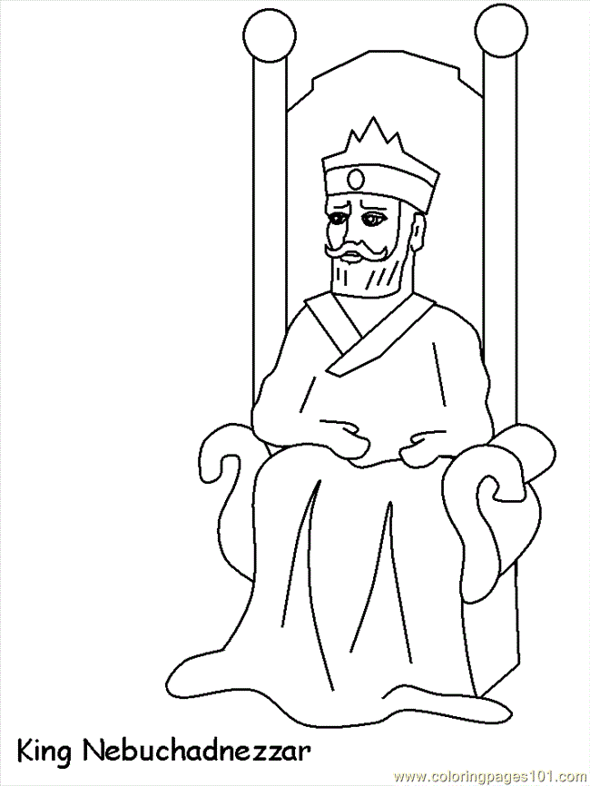 Shadrach Meshach Abednego Printable Coloring Pages