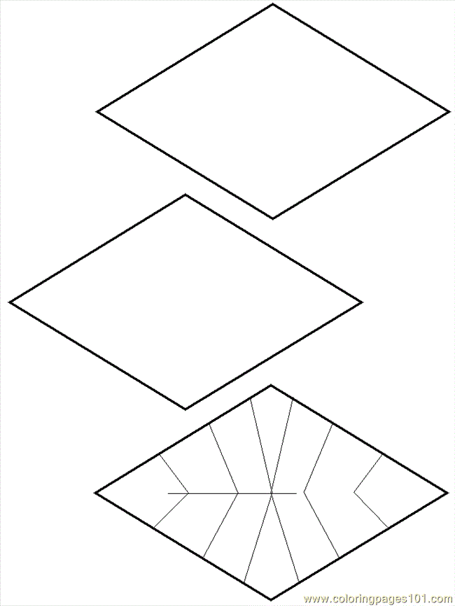 free printable coloring image B Snake Diamonds 2