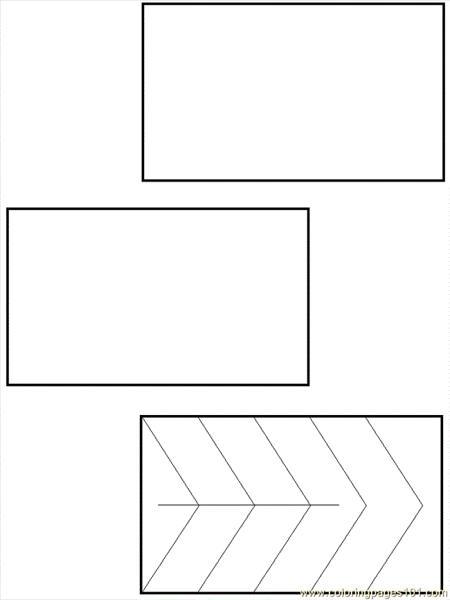 free printable coloring image B Snake Rectangles 2
