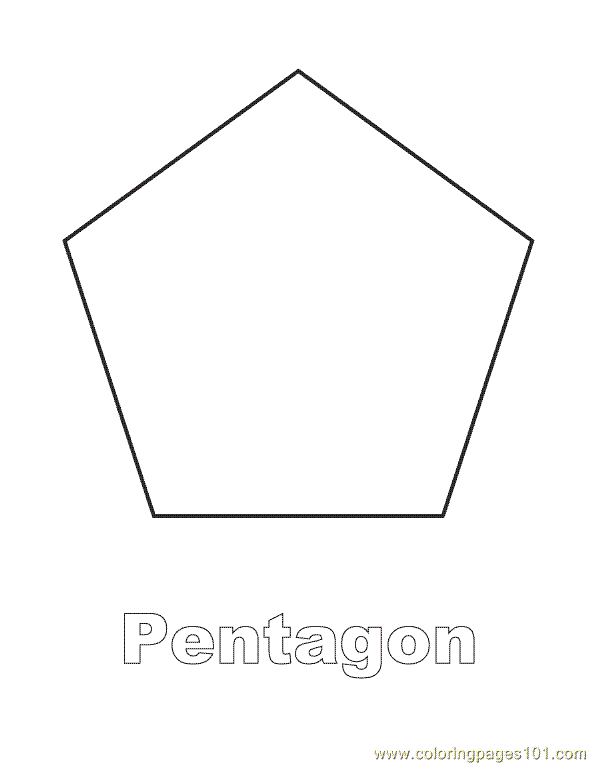 shapes coloring pages printable free - photo #8