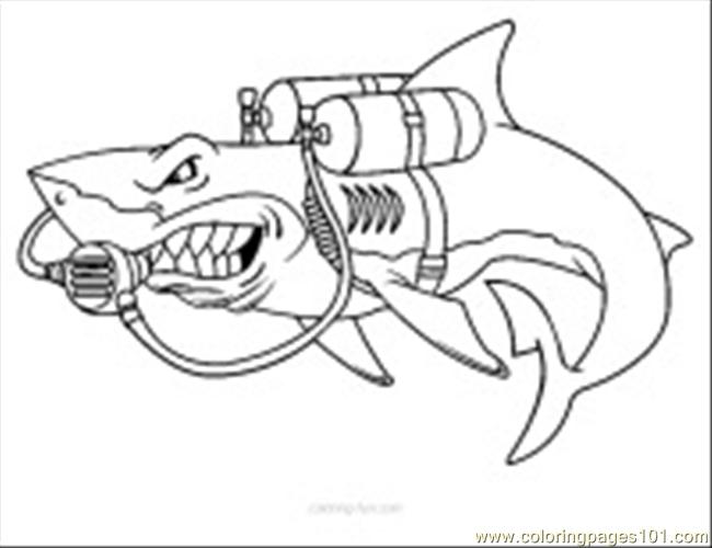 underwater diver coloring pages - photo #18