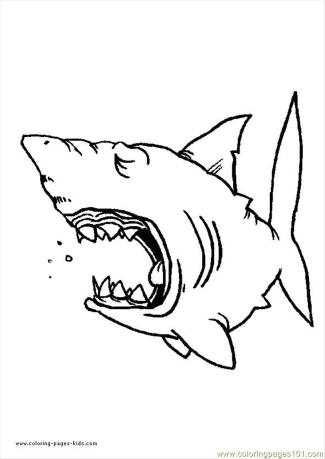 disney shark tale coloring pages - photo #48