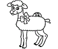Sheep Coloring Page 10