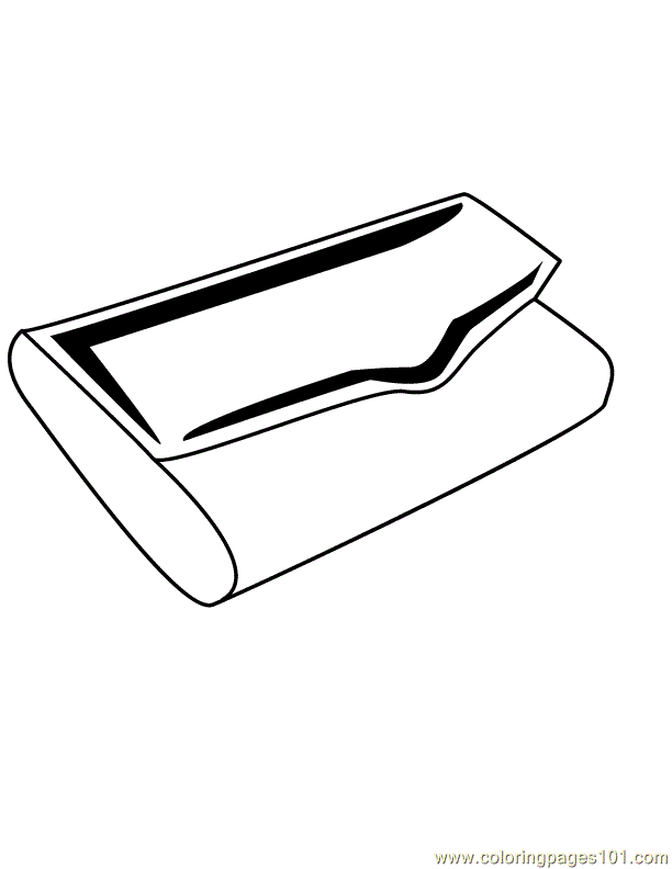 wallet coloring pages - photo #2