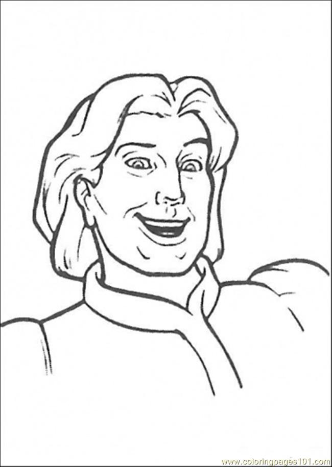 Coloring Pages Prince Charming (Cartoons > Shrek) free printable
