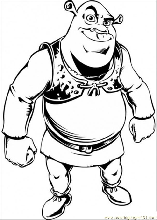 ogre baby shrek coloring pages - photo #23