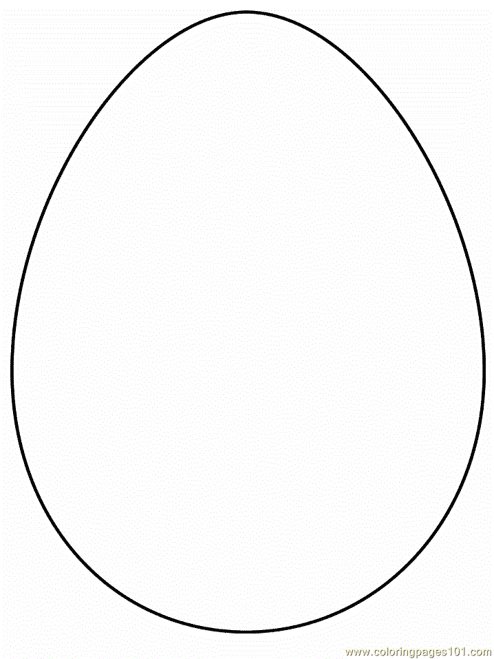 Coloring Pages egg (Cartoons > Simple Shapes) - free ...