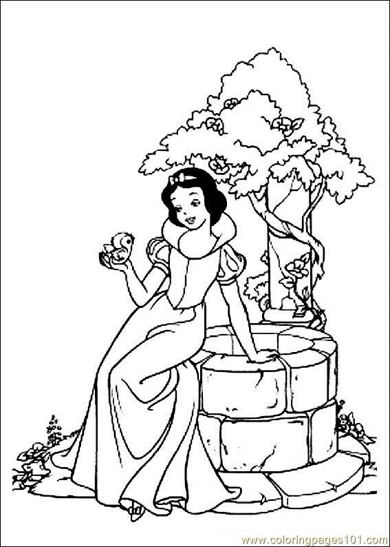 Coloring Pages Snow White (Cartoons > Snow White) - free printable ...