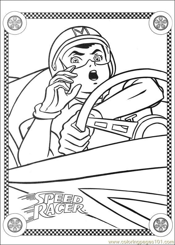 racer coloring pages printable - photo #7