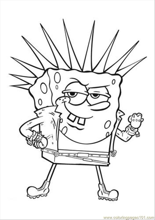 spongebob coloring pages to print - photo #34