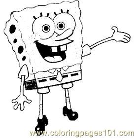 Spongebob Coloring on Coloring Pages Spongebob 1 Med  Cartoons   Spongebbsqurepnts    Free