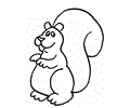 Squirrel Coloring 8