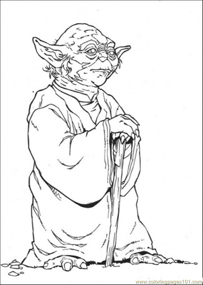 yoda coloring pages free printable - photo #24
