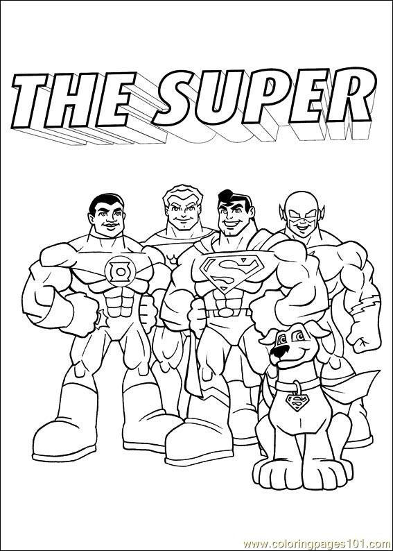 Super Friends01 (16) coloring page - Free Printable Coloring Pages