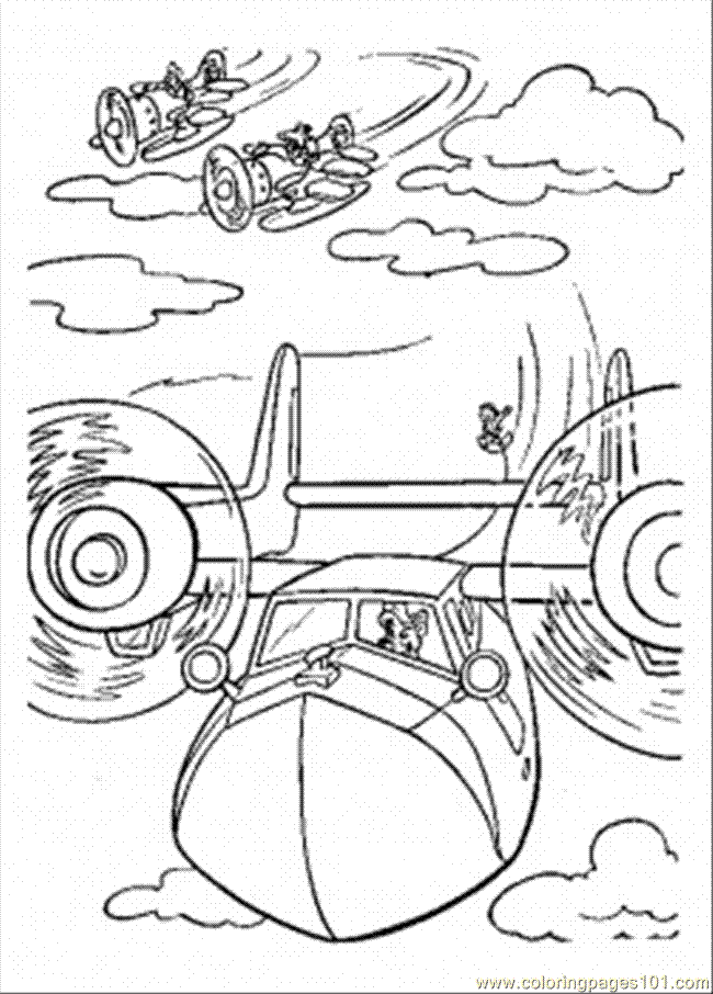 tailspins coloring pages - photo #37