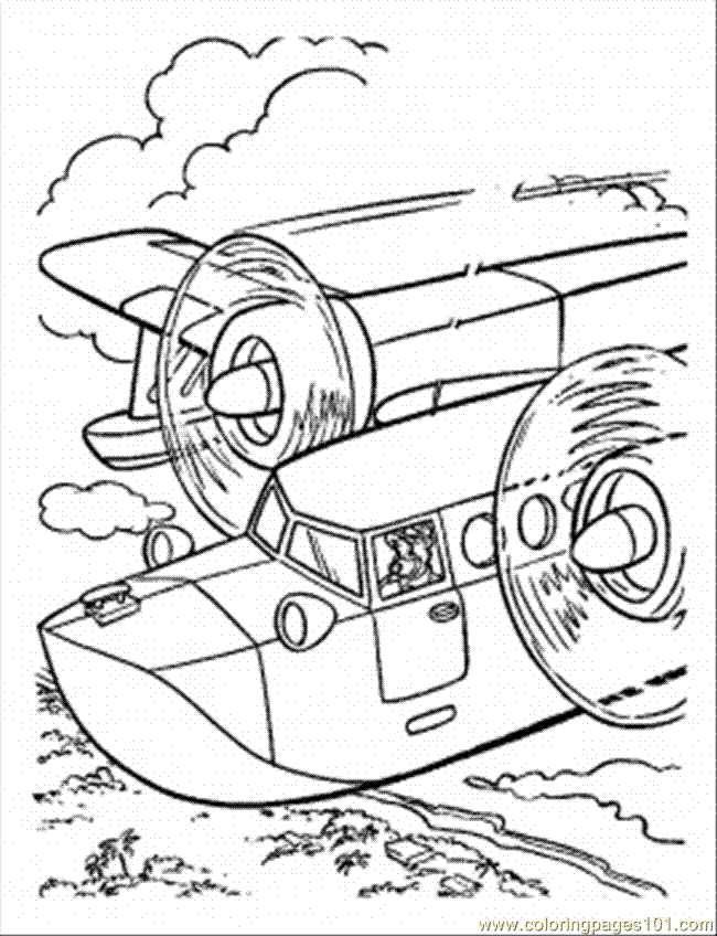 tailspins coloring pages - photo #12