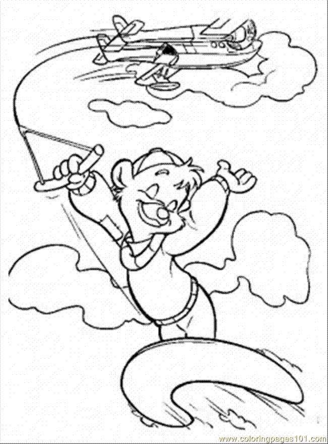 tailspins coloring pages - photo #2