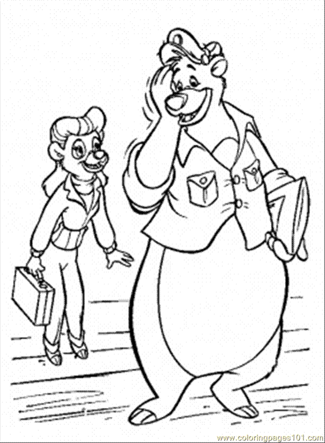 tailspins coloring pages - photo #26