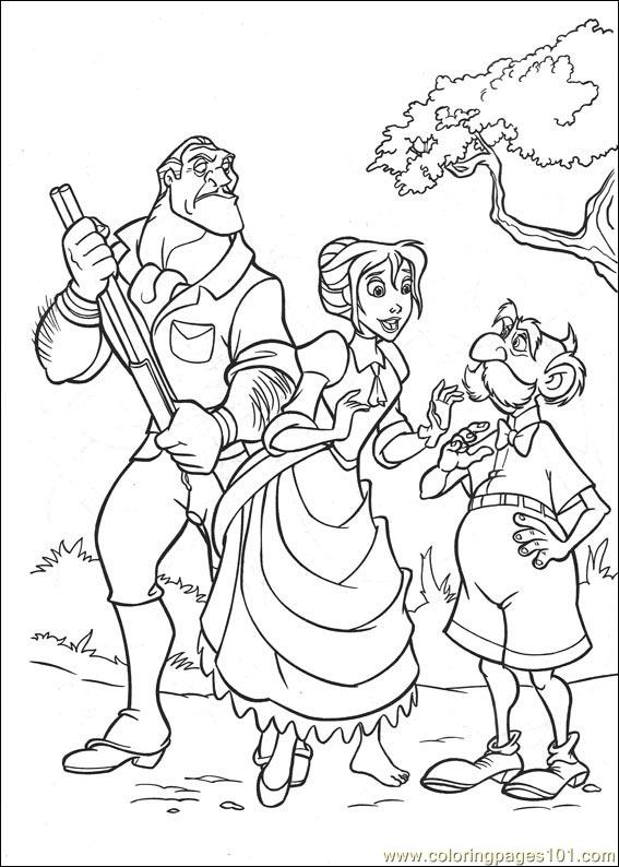 Coloring Pages Tarzan 81 (Cartoons > Tarzan) - free printable coloring