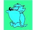 Tazmanian Devil Taz Coloring Page 06