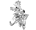 Tazmanian Devil Taz Coloring Page 04
