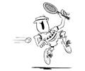 Tennis 3 Coloring Pages 7 Com