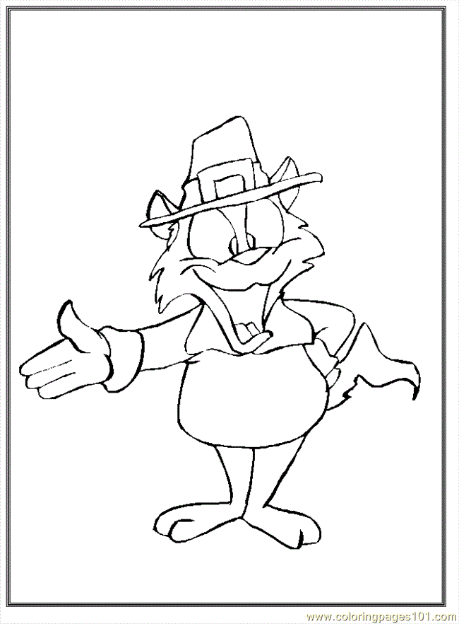 Thanksgiving Coloring Page