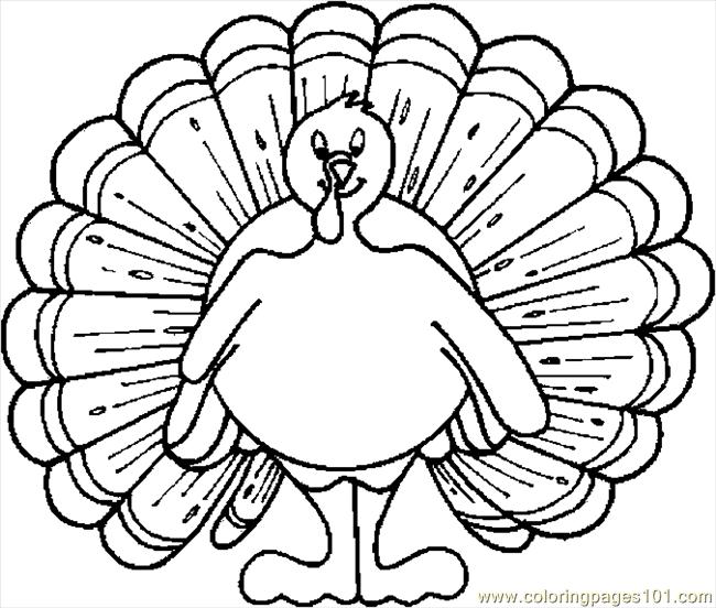 Coloring Pages Turkey 16 (Holidays > Thanksgiving Day) - free printable