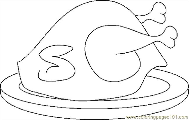 Cooked Fish Coloring Pages Photo 5