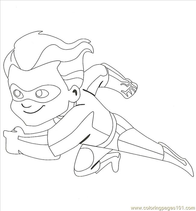 Coloring Pages Dash20001 (Cartoons > The Incredibles) - free printable coloring page online