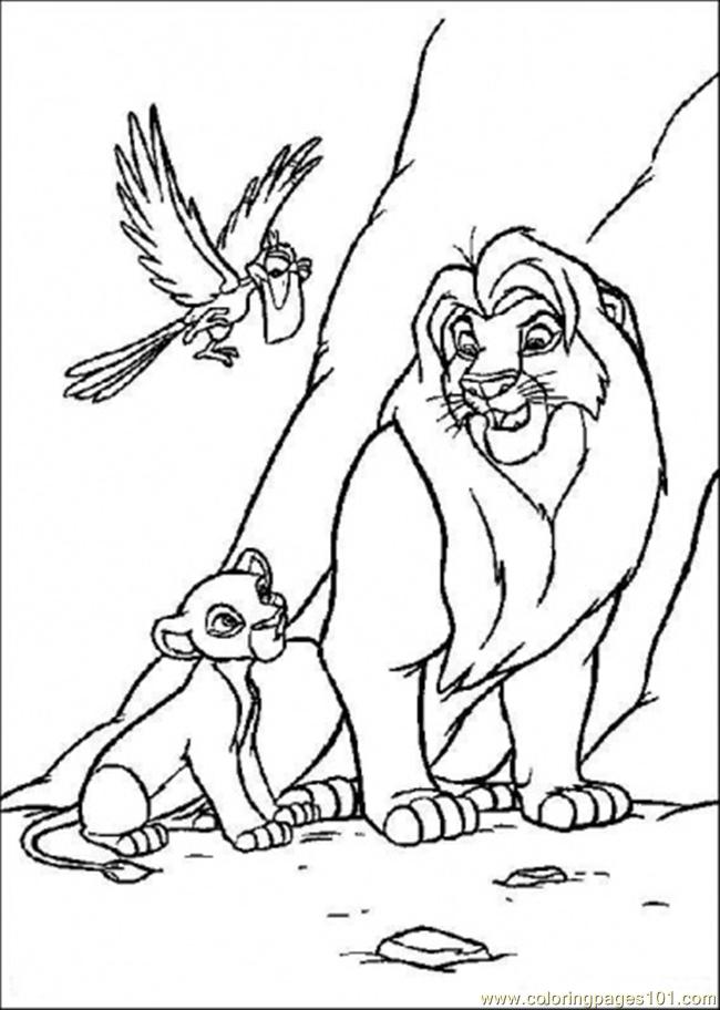 lion king coloring pages simba. Color this Page Online! free