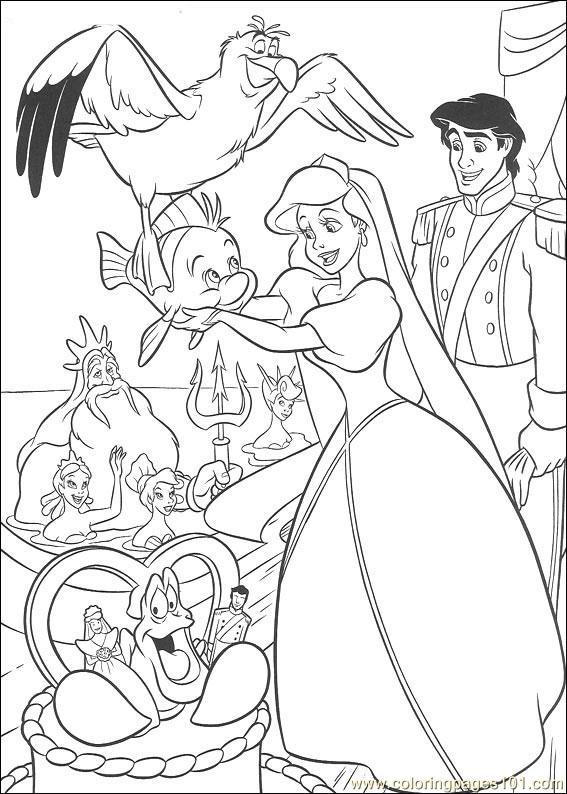 Coloring Pages Thelittlemermaid 24 (Cartoons > The Little ...