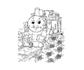 Thomas Coloring Page 02