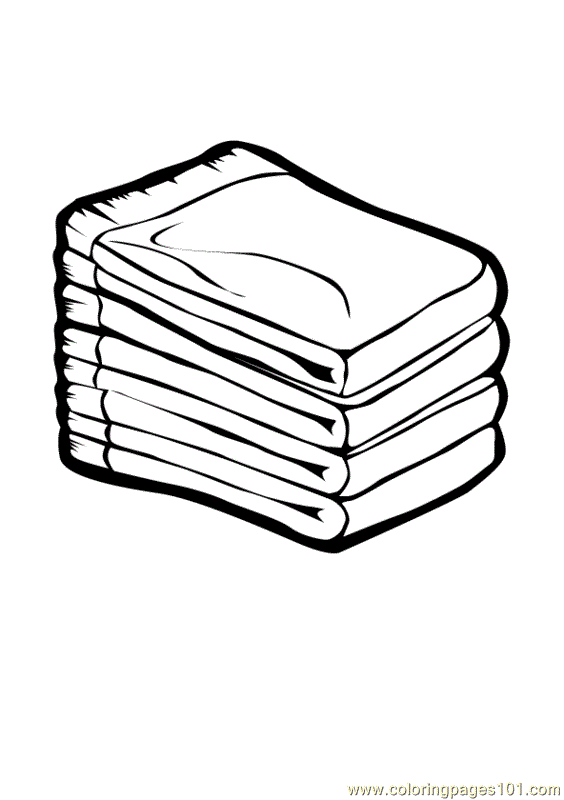 Coloring Pages Towels Entertainment Towels Free Printable