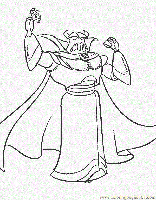 free printable coloring image Zurg