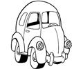 Little Toy Car Coloring Page