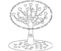 Valentine Tree Color