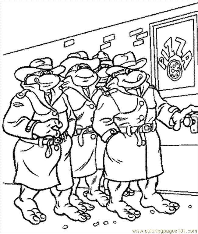 t ninja turtles coloring pages - photo #44