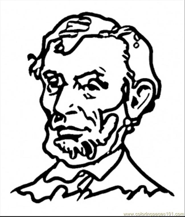 abe lincoln coloring pages - photo #33