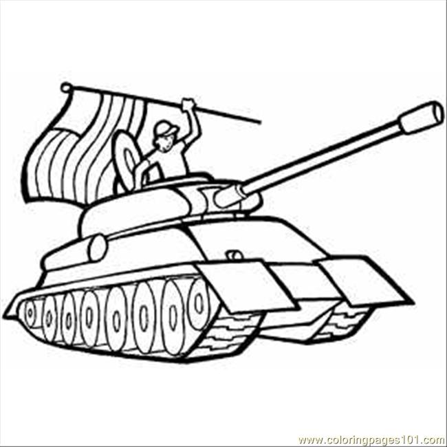 tanks coloring pages - photo #21