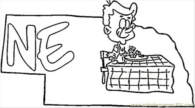 nebraska coloring pages - photo #3