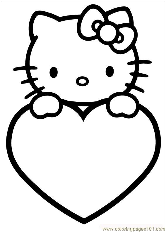 valentine day coloring pages online - photo #5