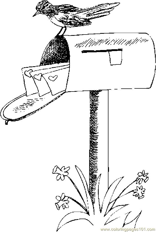 mail coloring pages - photo #22