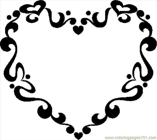 Coloring Pages For Valentines Day Free. Color this Page Online! free