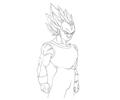 Vegeta1lineart By Imran Ryo